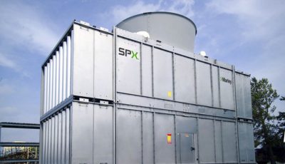 SPX low-noise cooling tower supplied by Marley Flow Control Australia