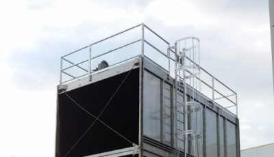 One of our industrial cooling towers in Melbourne